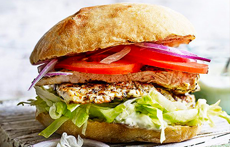 Yeeros Chicken Burger